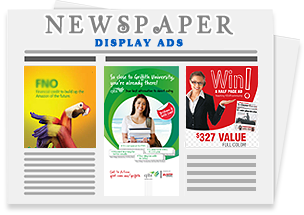 display ads online for newspaper
